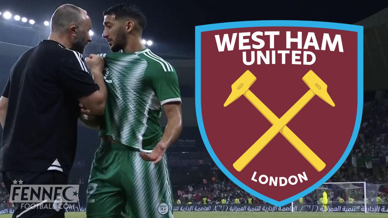 Altercation Belmadi Benrahma : West Ham s'en prend au sélectionneur national !
