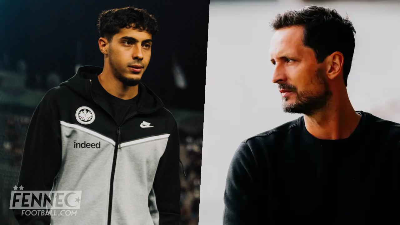 L'entraineur de Francfort Dino Topmöller sur Chaibi : " Il peut mieux faire dans ce domaine ! "