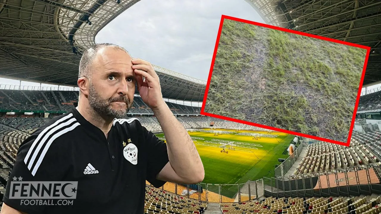 COUP DE TONNERRE - L'état effroyable de la pelouse de Baraki : Djamel Belmadi y est pour beaucoup (Vidéo)