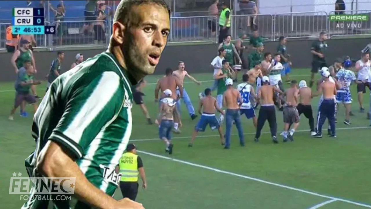 Vidéo - Islam Slimani au milieu de graves émeutes au Brésil !