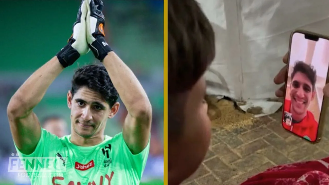 Un geste qui touche le cœur : Yassine Bono réalise le vœu d’un enfant palestinien blessé (vidéo)