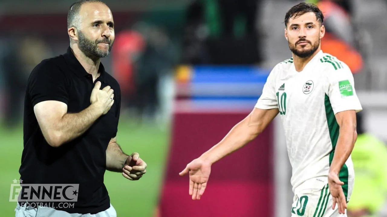 Juste avant Algérie Angola, Belmadi fait un cadeau inespéré à Belaili