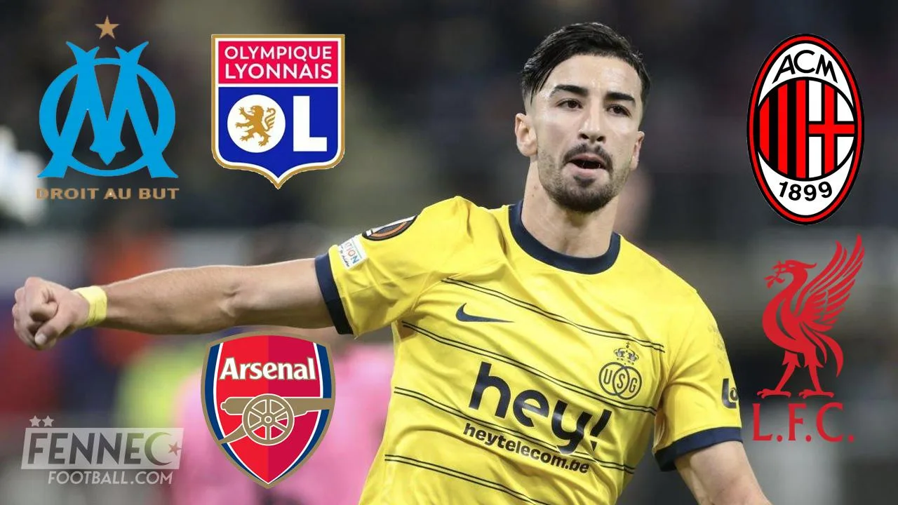 Après Arsenal, l'OM et l'OL, un club mythique approche Mohamed Amoura