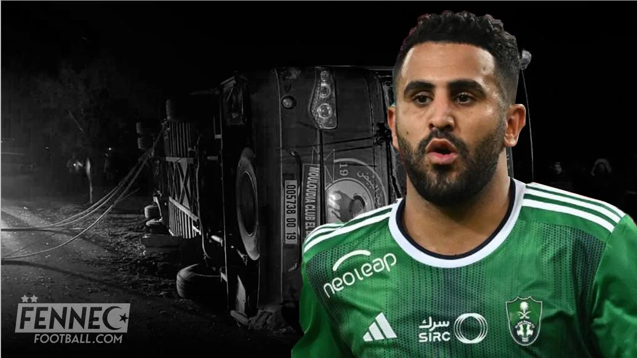 Tragique accident de bus du MC El Bayadh : le geste de grande classe de Riyad Mahrez salué