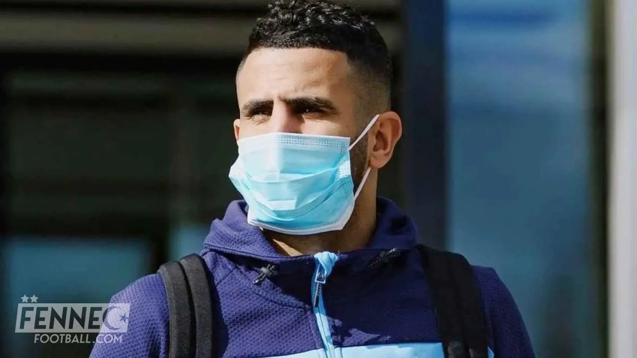 Pourquoi Riyad Mahrez s'est-il entraîné avec un masque ? (Photo)