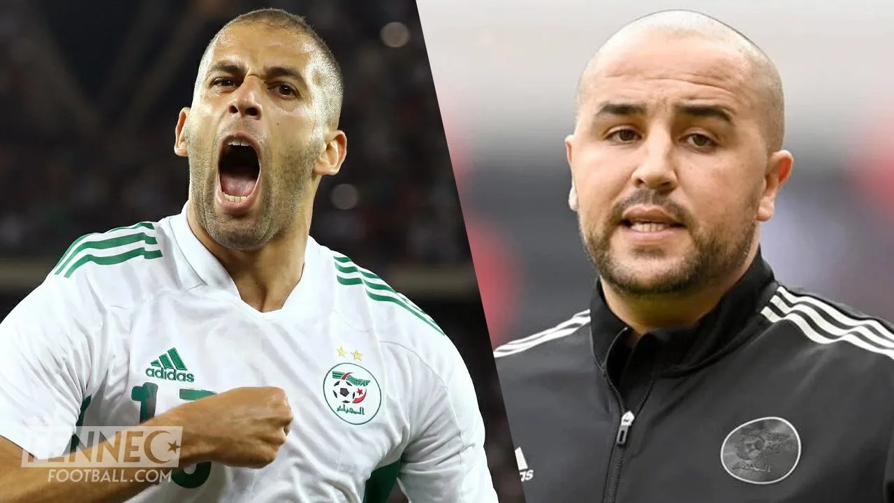 Équipe d'Algérie : Islam Slimani nargue Bougherra, la scène fait le buzz