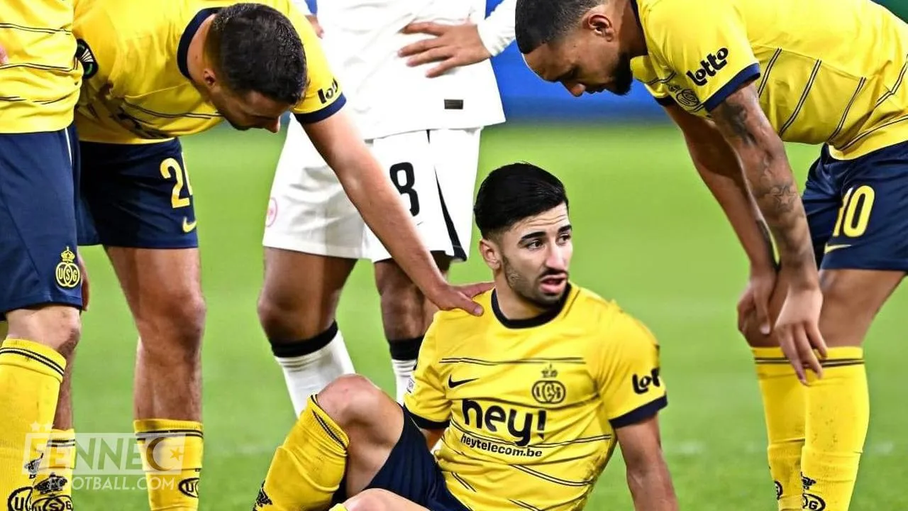 Equipe d'Algérie, Saint Gilloise : Mohamed Amoura reçoit une mauvaise nouvelle