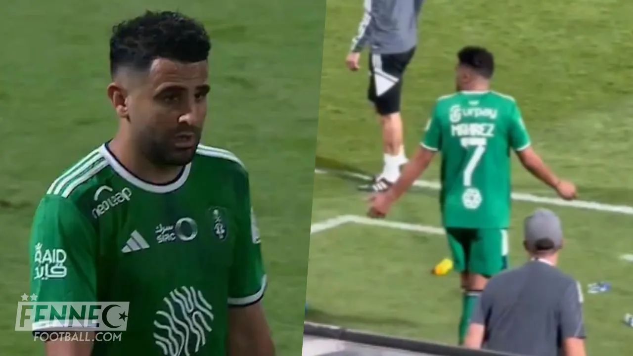 Alors qu'il a signé une passe : Mahrez refait encore des siennes à son coach (Vidéo)