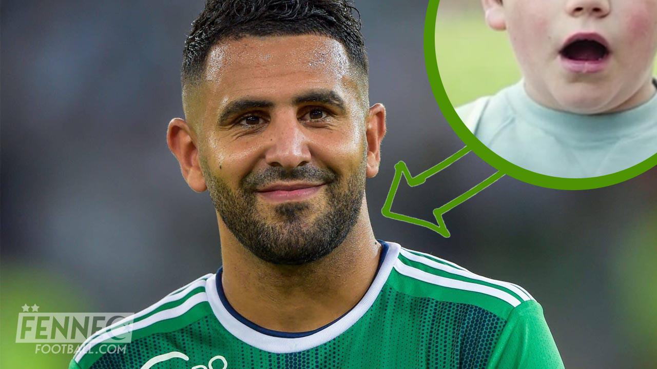 Riyad Mahrez laisse un ramasseur de balles bouche bée !