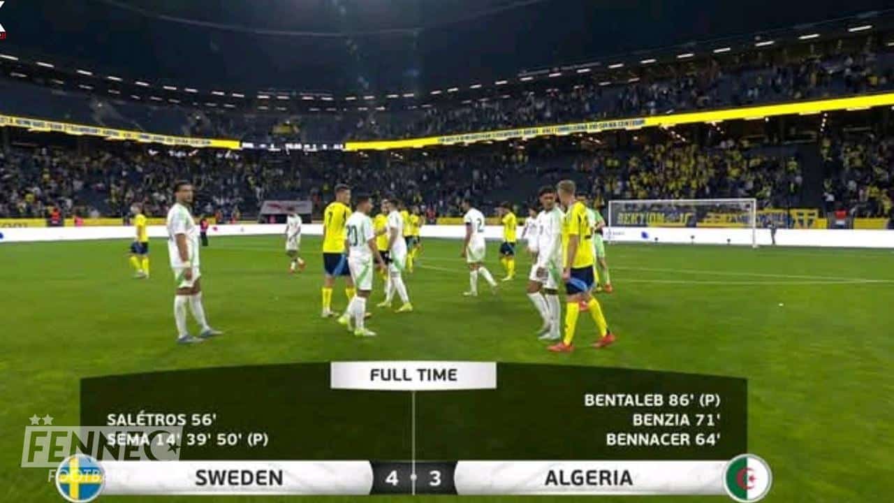 Suède - Algérie : une remontada manquée pour les Fennecs (Vidéo)