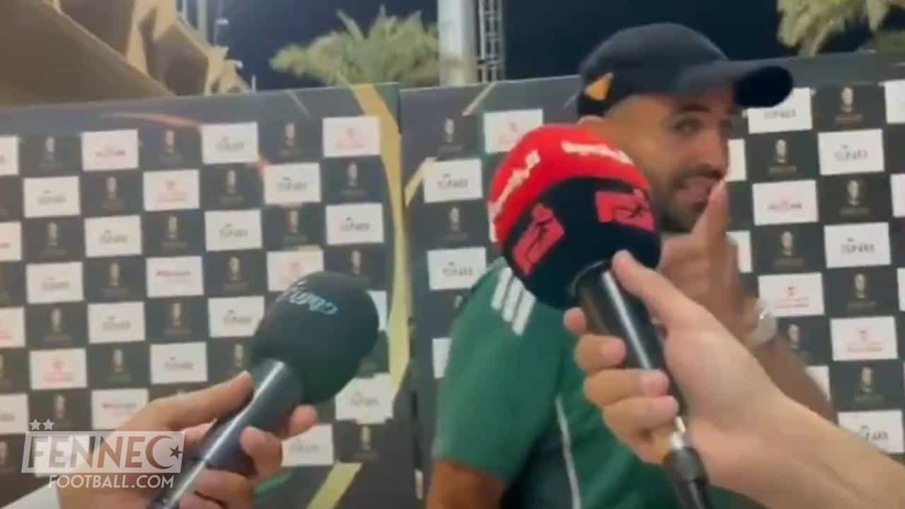 Mahrez recadre un journaliste : « Ne commencez pas ! » (Vidéo)