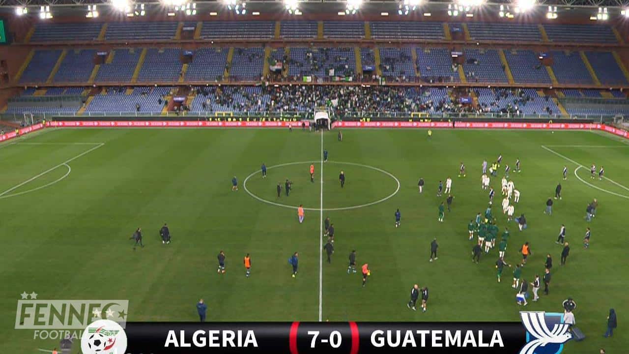 Match amical : l'Algérie atomise le Guatemala (Vidéo)