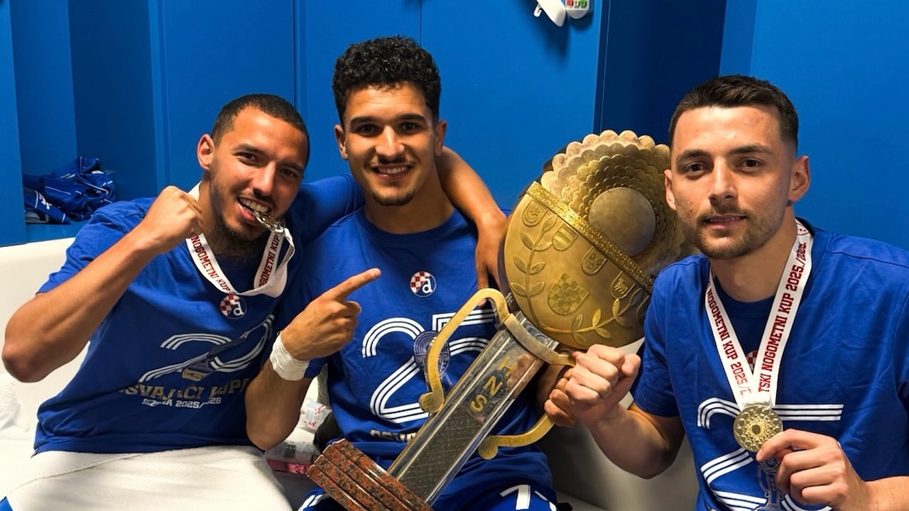 Bennacer et Bakrar remportent la Coupe avec le Dinamo Zagreb