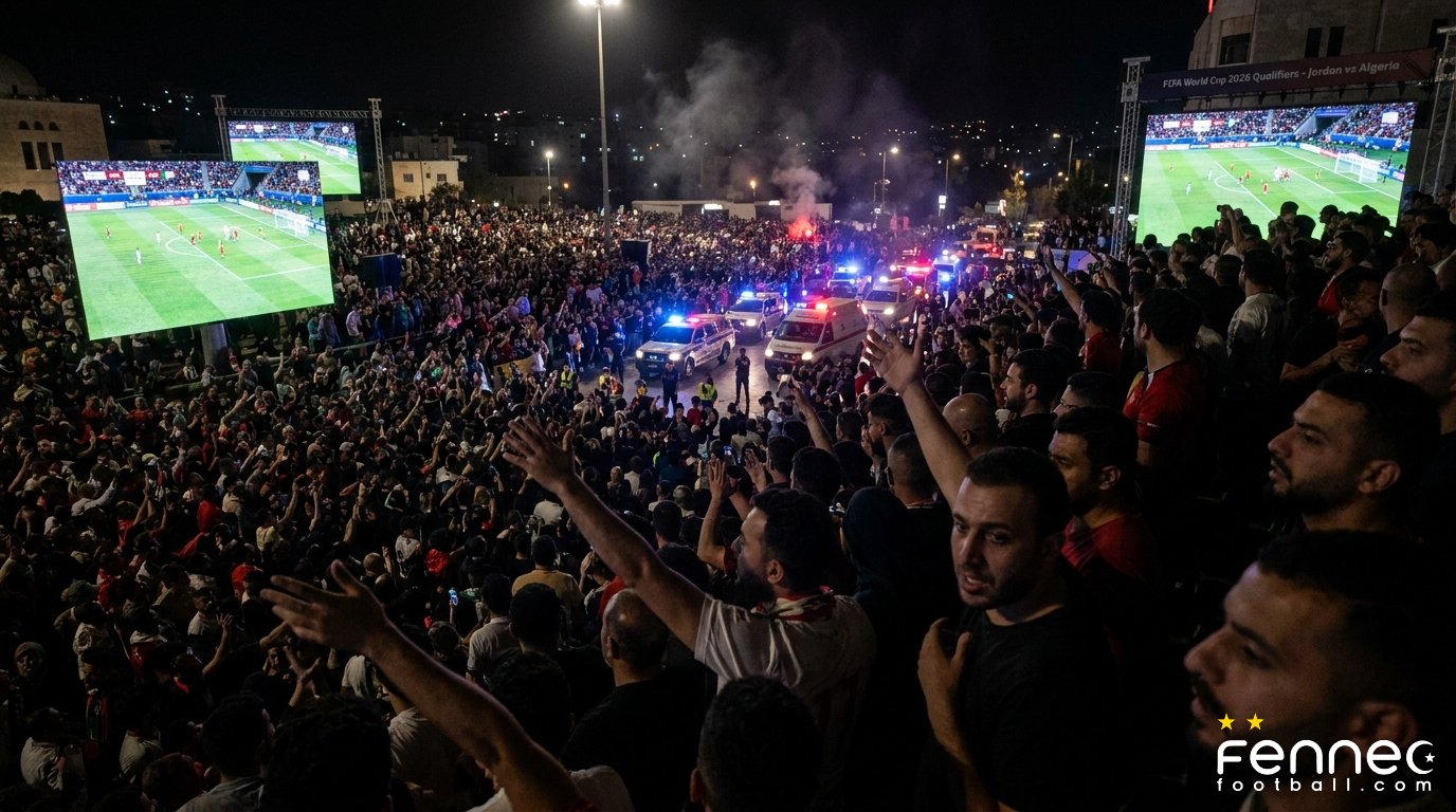 Algérie-Jordanie : une tragédie frappe les supporters après le match