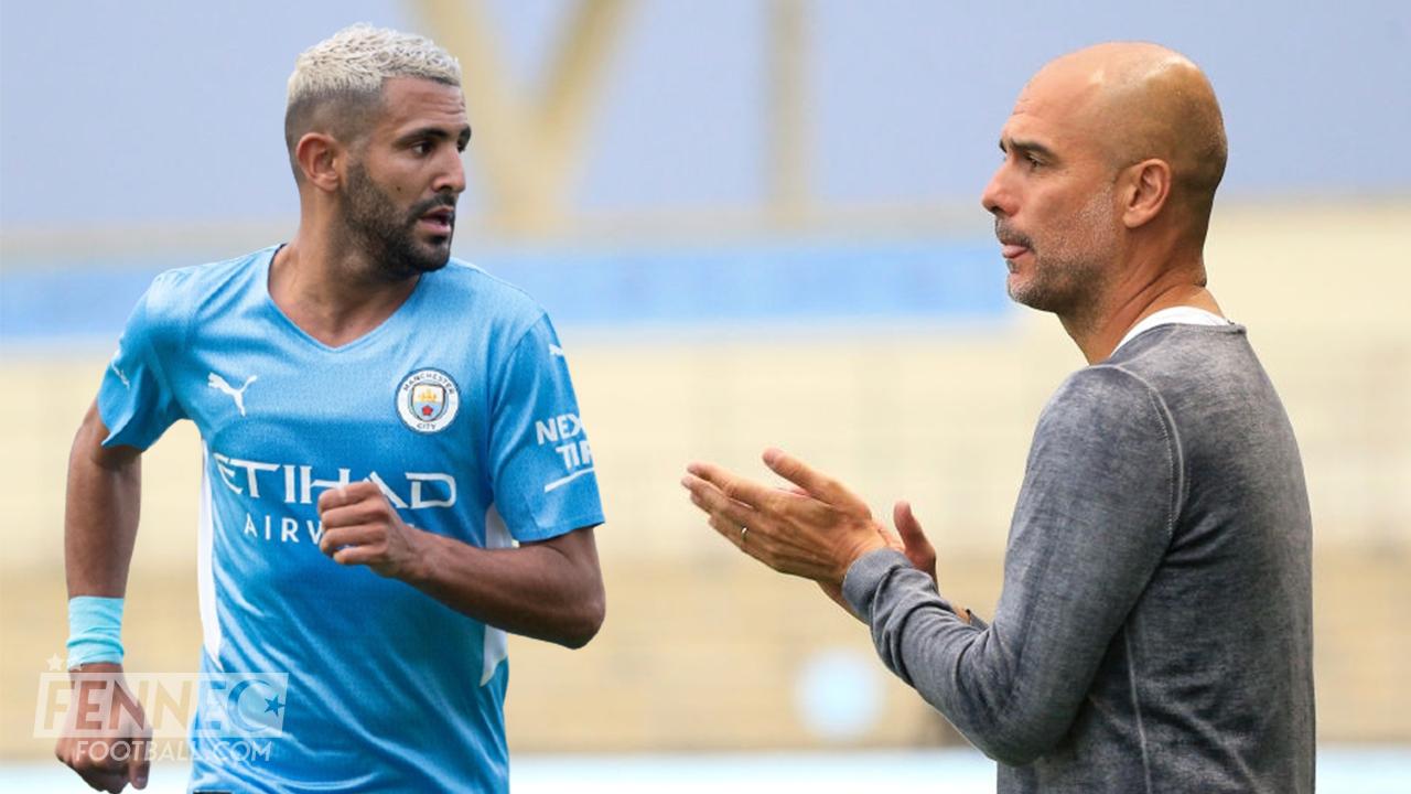 Riyad Mahrez Pep Guardiola