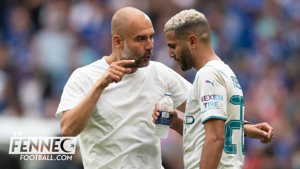 Riyad Mahrez Pep Guardiola