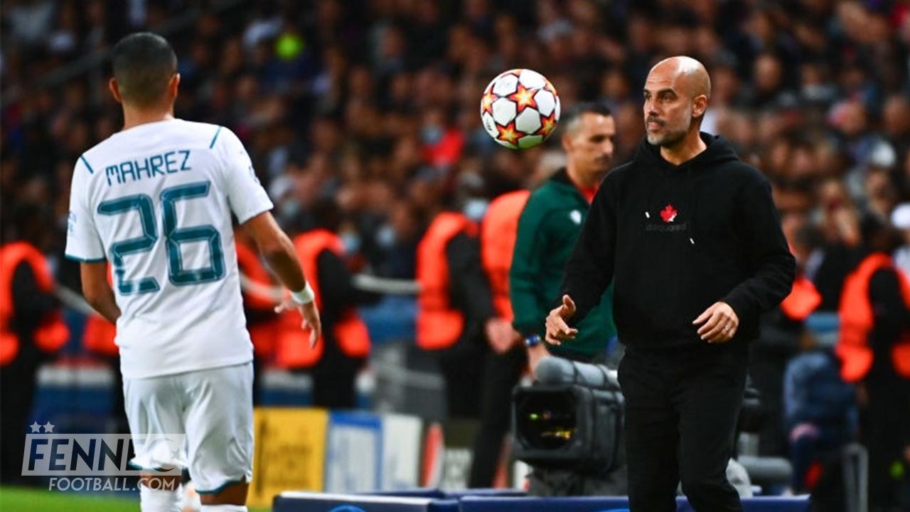 Pep Guardiola Riyad Mahrez