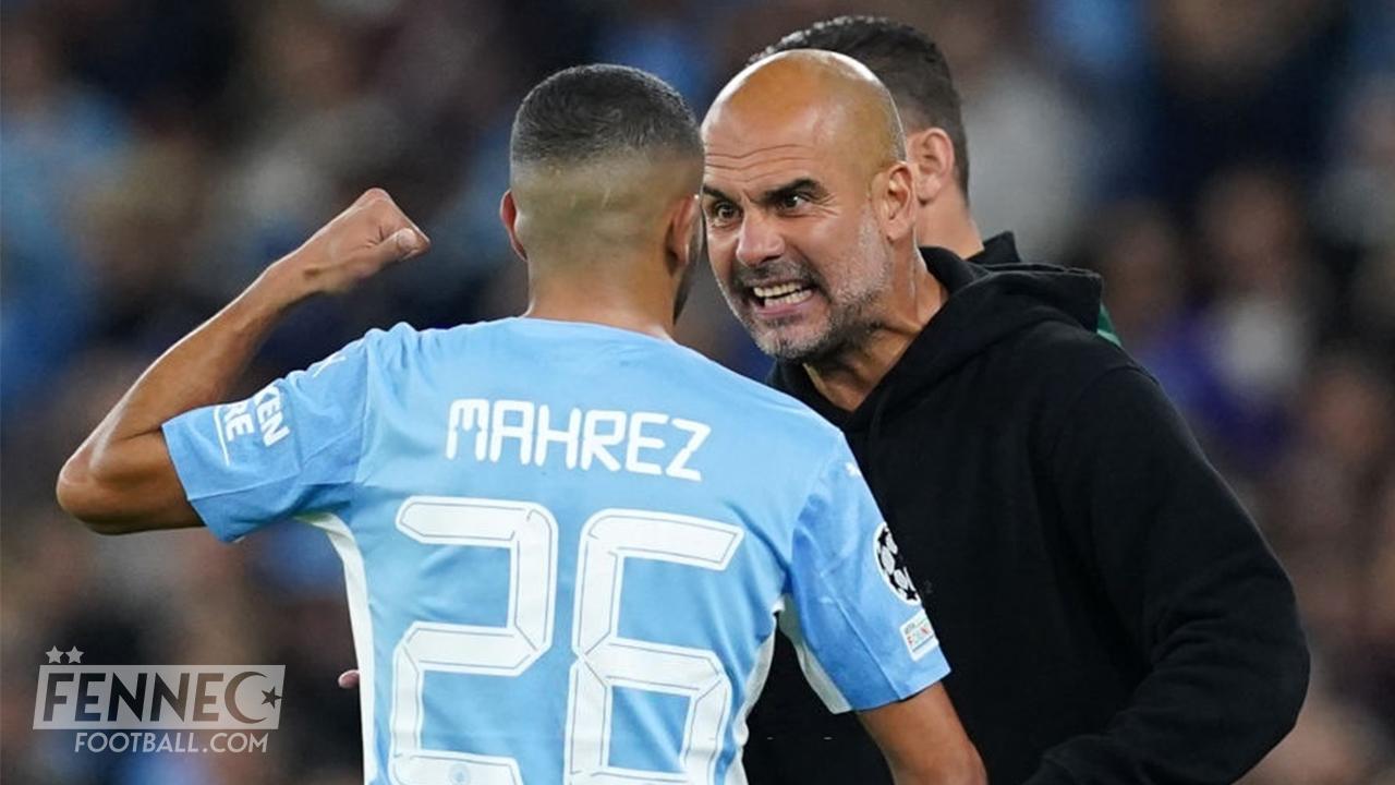 Riyad Mahrez Pep Guardiola