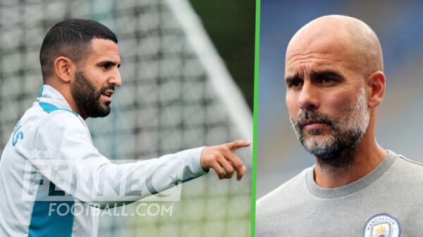 Riyad Mahrez Pep Guardiola