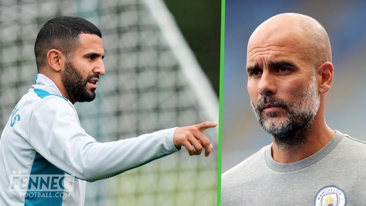 Riyad Mahrez Pep Guardiola