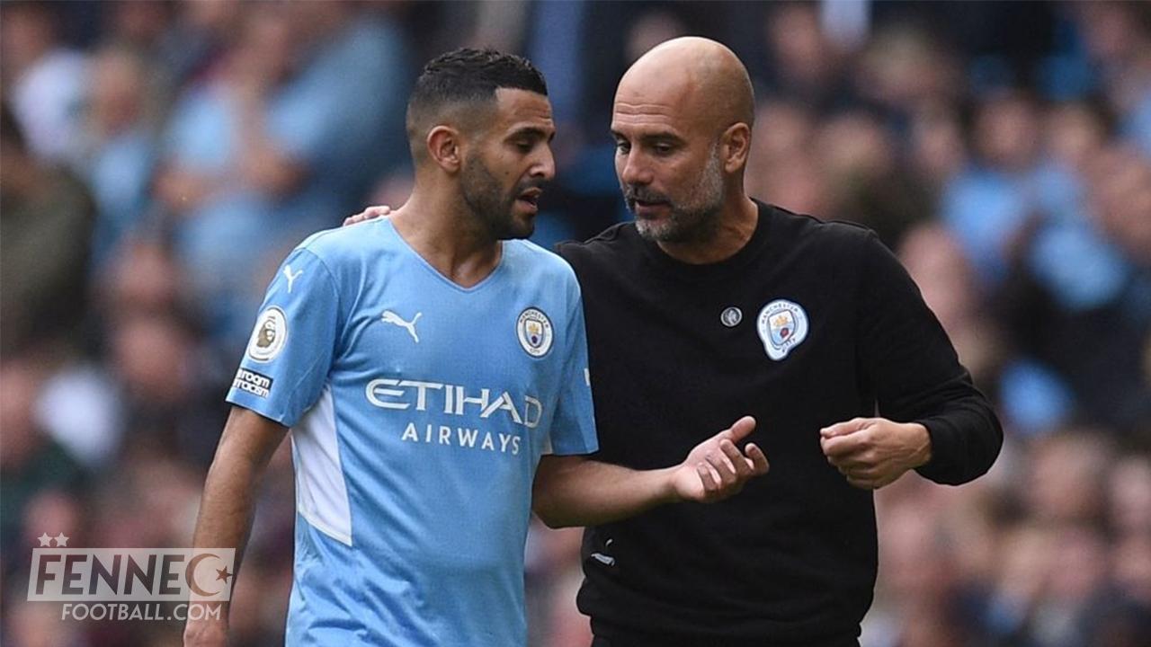 Riyad Mahrez Pep Guardiola