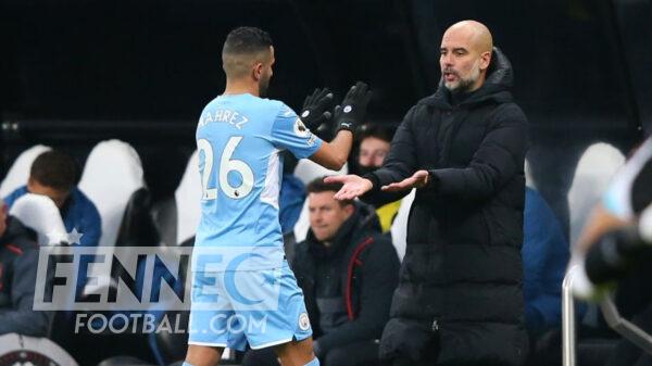Riyad Mahrez Pep Guardiola