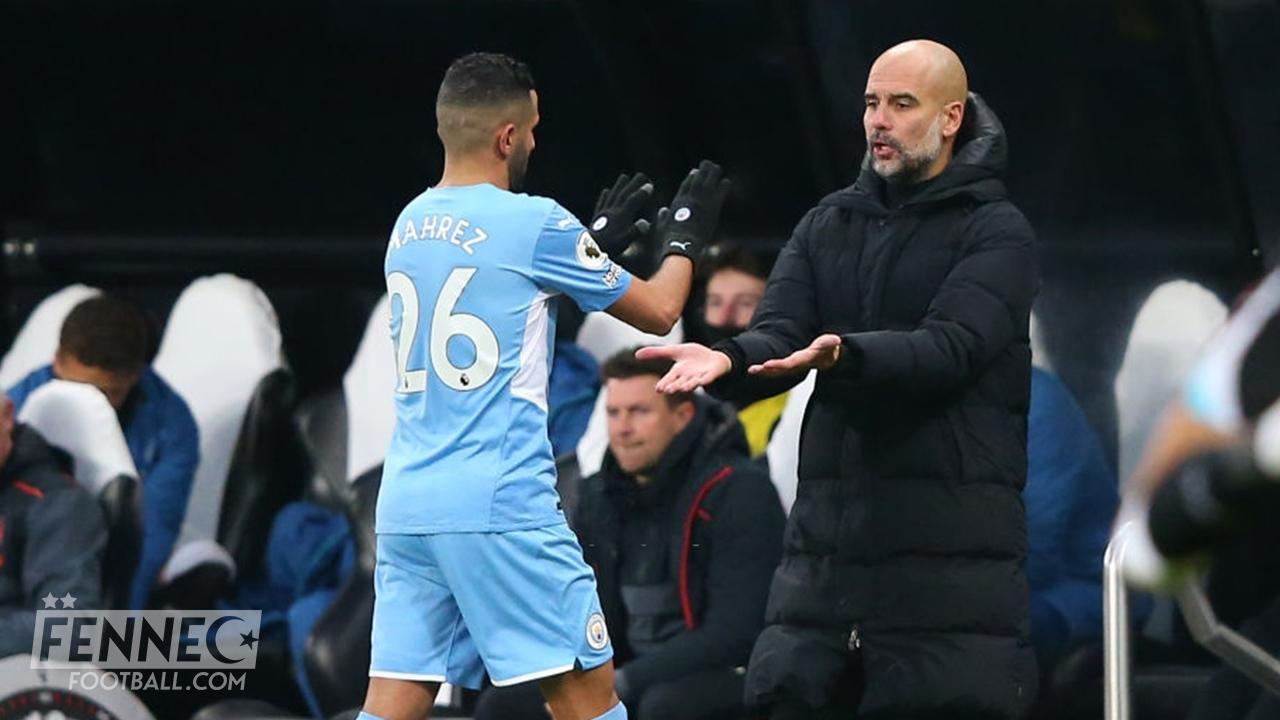 Riyad Mahrez Pep Guardiola