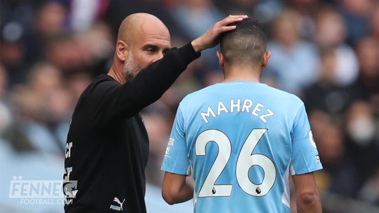 Riyad Mahrez Pep Guardiola