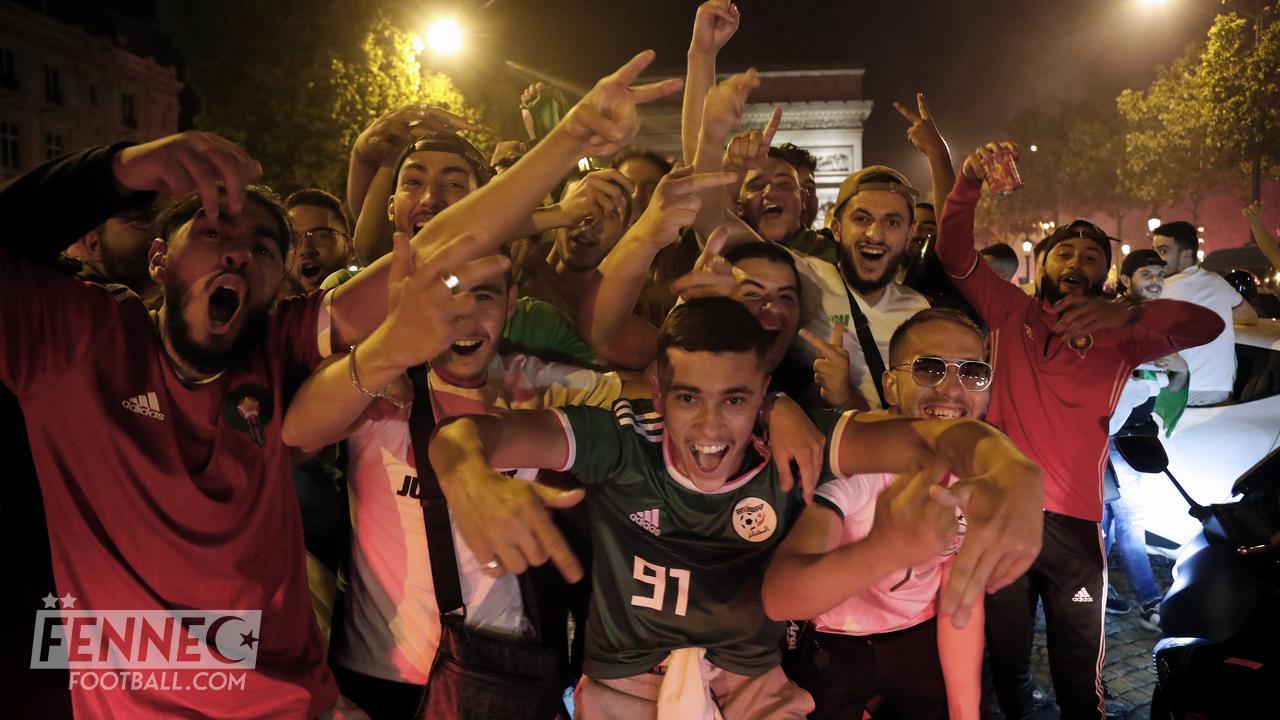 Supporters algériens, équipe d'Algérie