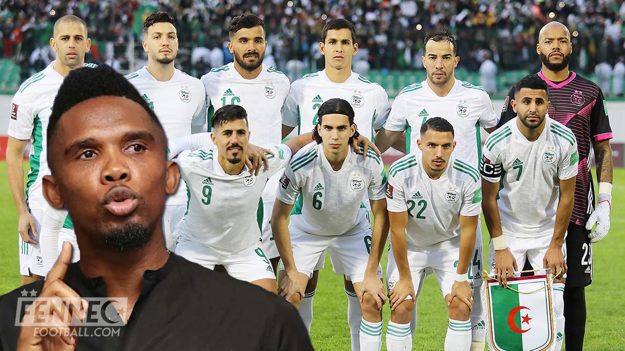l'équipe d'Algérie Cameroun
