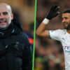 Riyad Mahrez Pep Guardiola