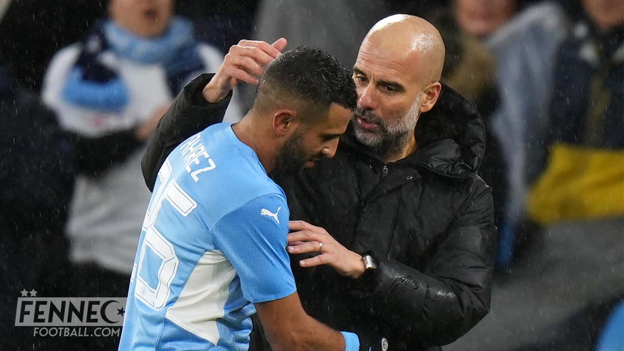 Riyad Mahrez Pep Guardiola