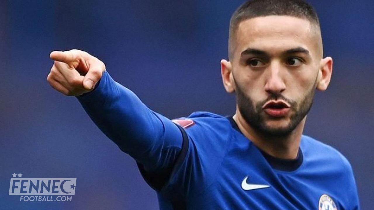 ziyech équipe du maroc