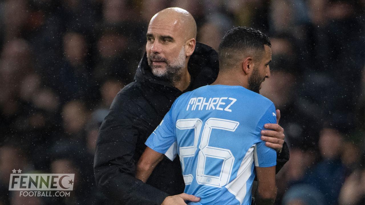 Riyad Mahrez Pep Guardiola