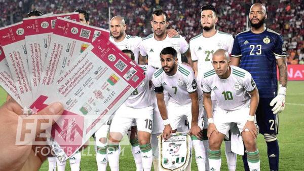 Billets match Algérie Cameroun