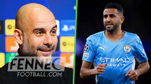 Riyad Mahrez Pep Guardiola