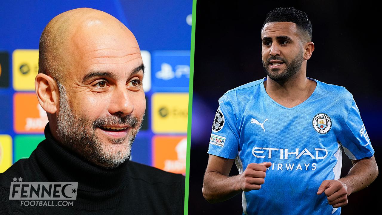 Riyad Mahrez Pep Guardiola