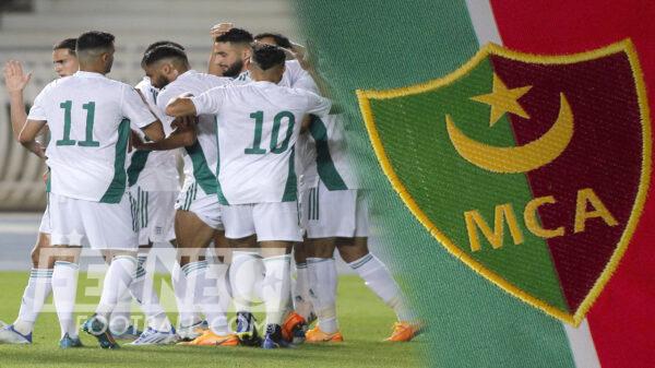 International algérien Mouloudia Alger équipe d'Algérie MCA