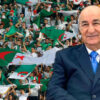 Abdelmadjid Tebboune supporters équipe Algérie