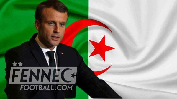Macron football algérien