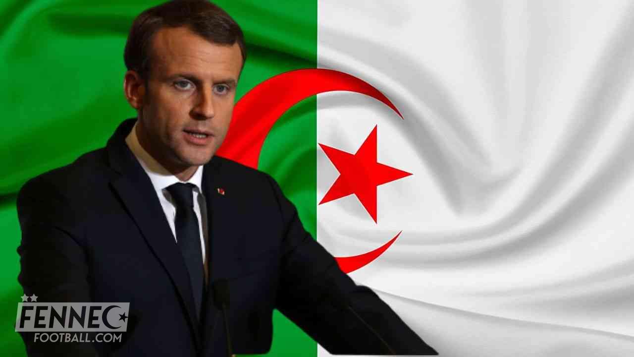 Macron football algérien