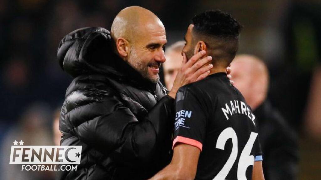 Riyad Mahrez Pep Guardiola