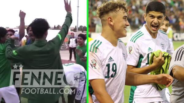 celecration joueurs saoudiens algerie
