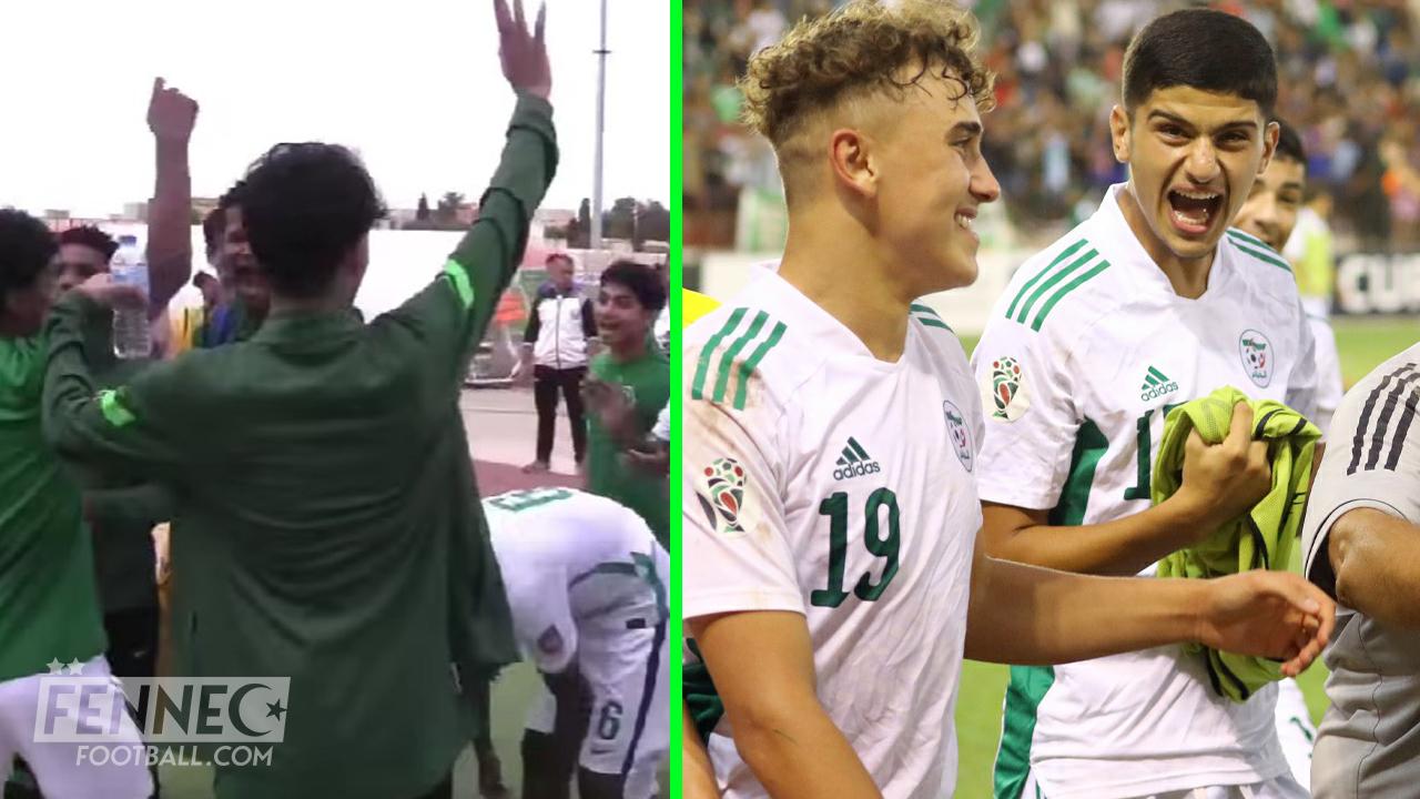 celecration joueurs saoudiens algerie