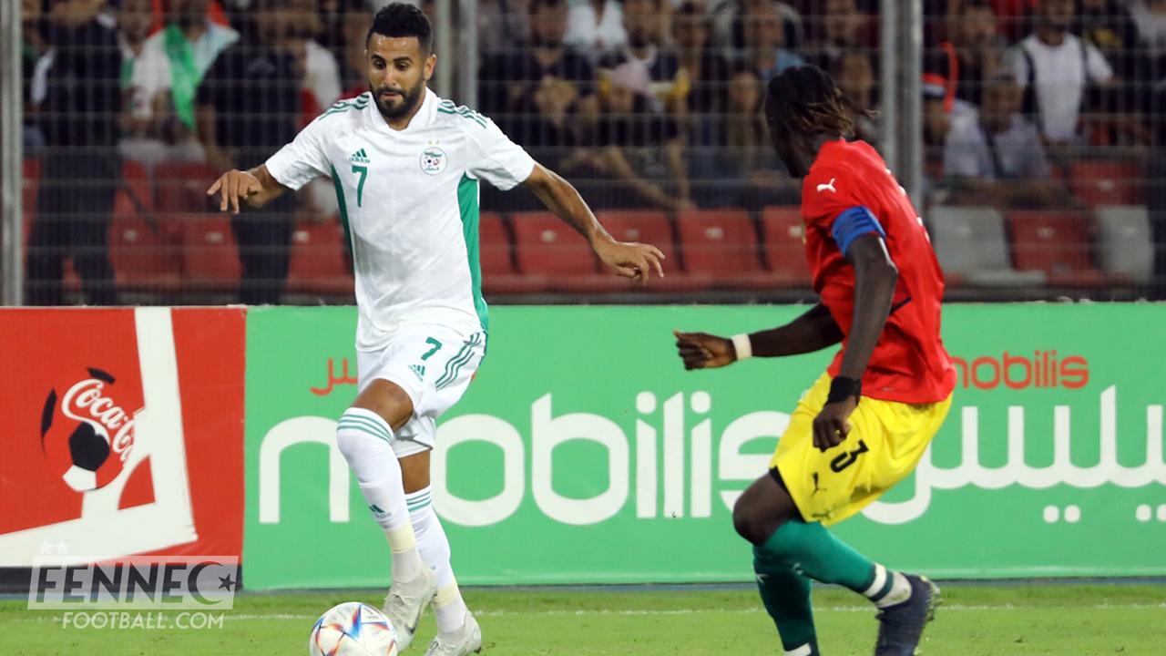 Riyad Mahrez - équipe Algérie Guinée