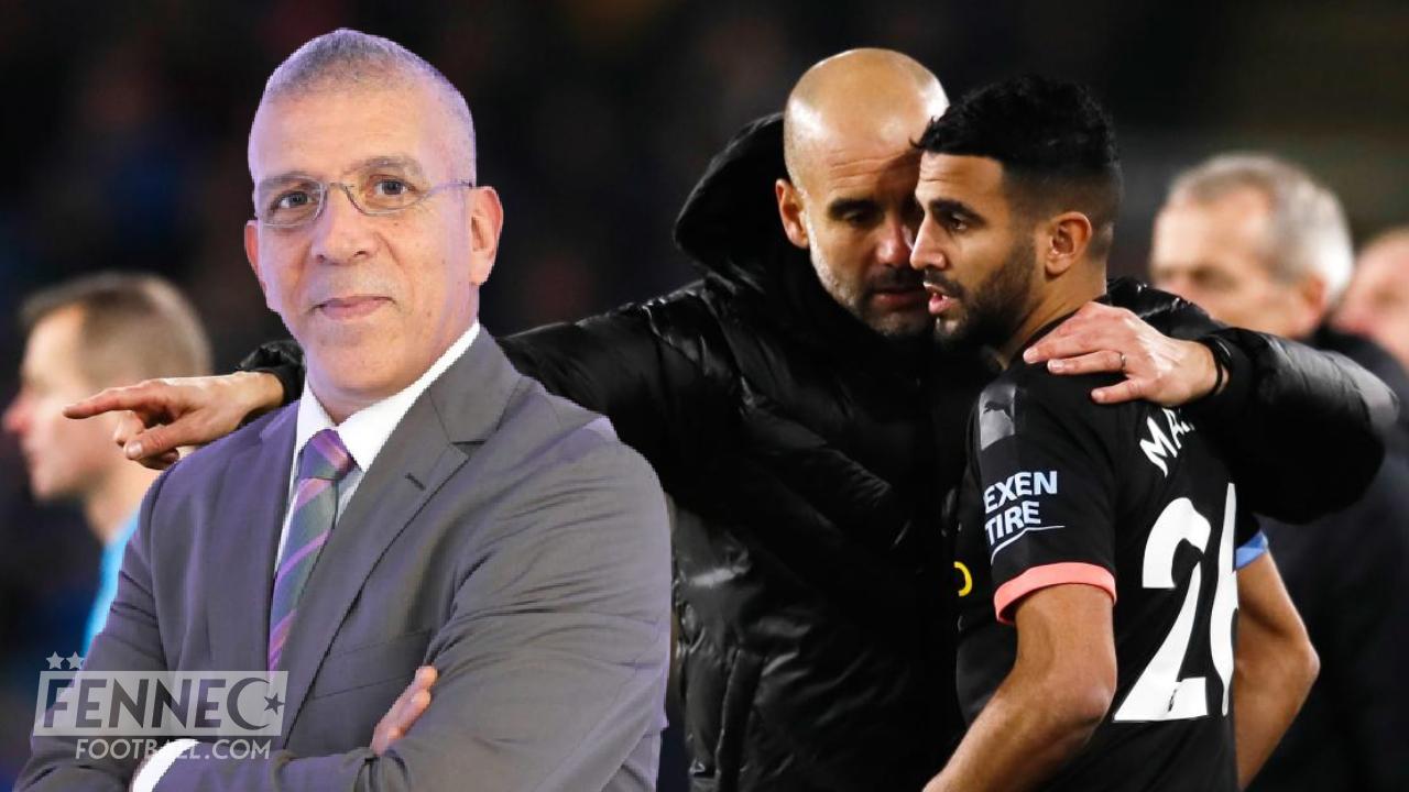 Hafid Derradji Riyad Mahrez Pep Guardiola