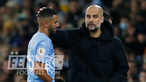 Riyad Mahrez Pep Guardiola