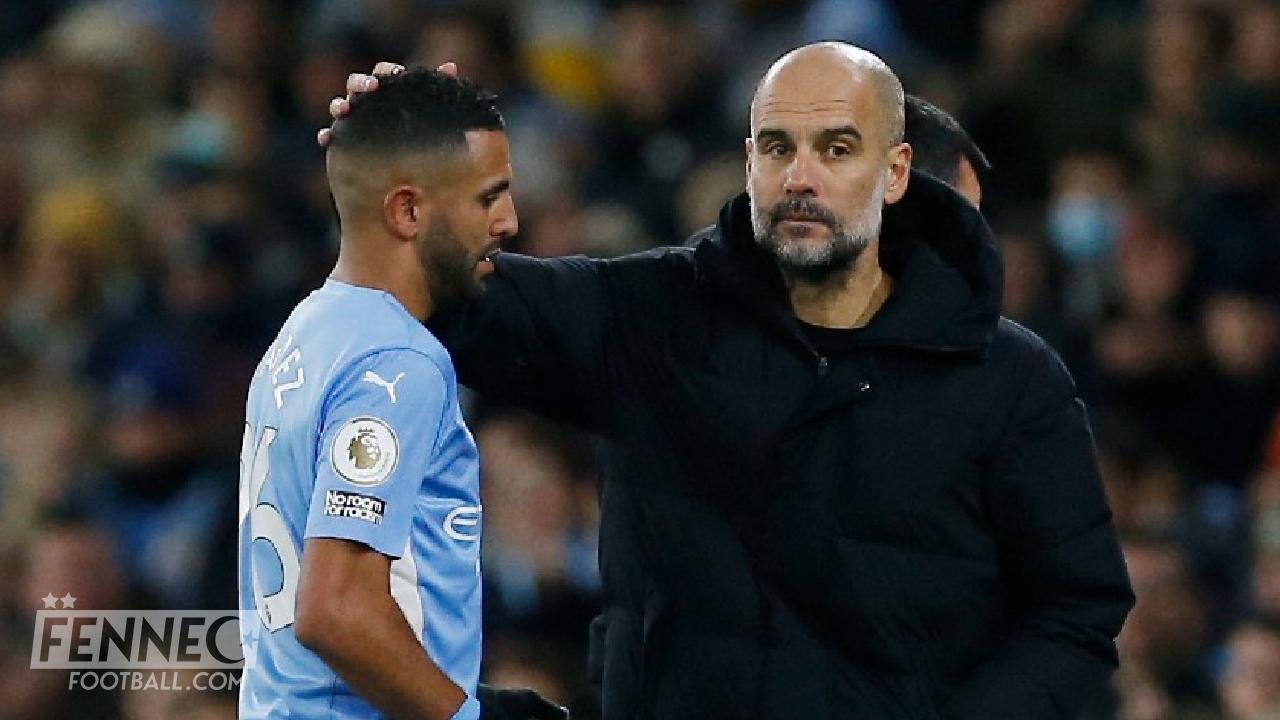 Riyad Mahrez Pep Guardiola