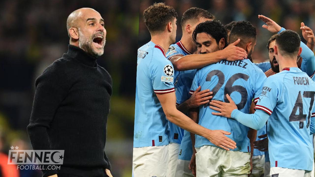 Riyad Mahrez Pep Guardiola