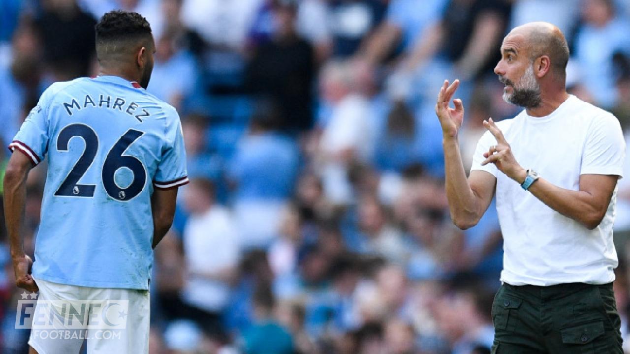 Riyad Mahrez Pep Guardiola